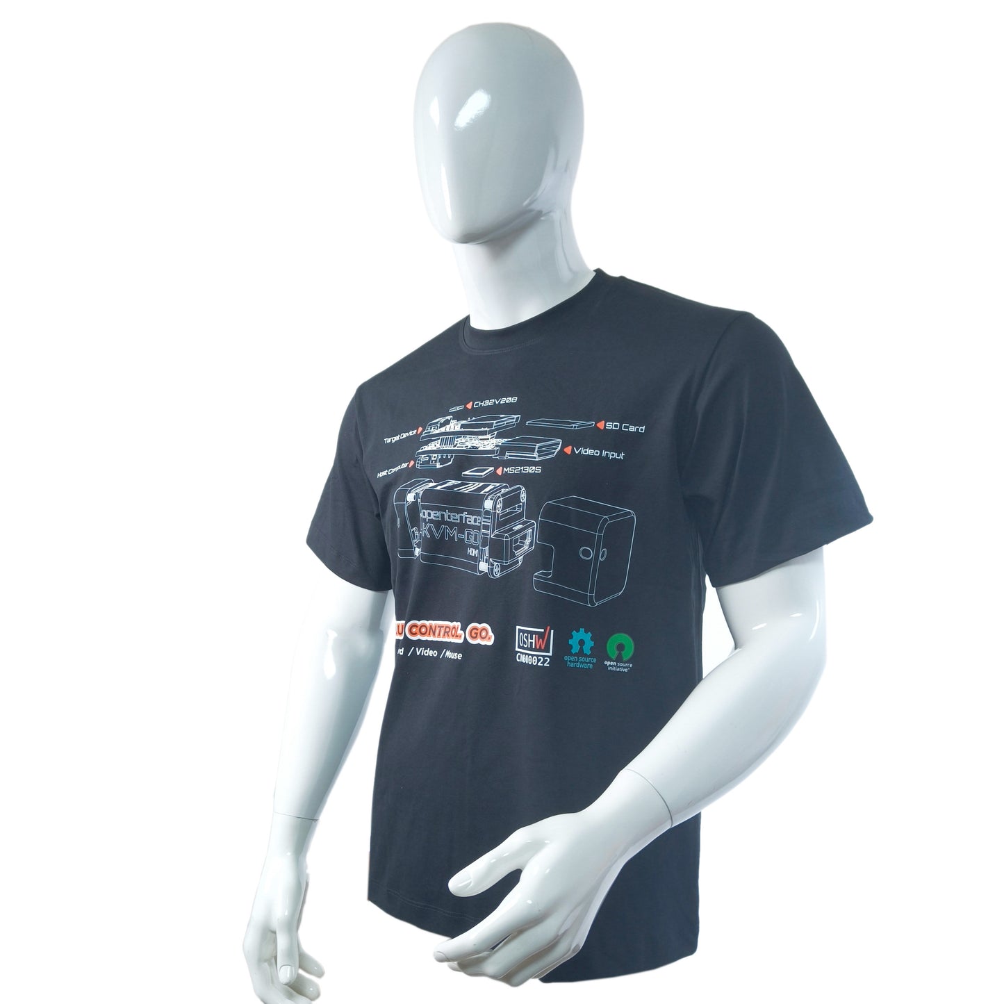 Openterface KVM-GO Graphic T-Shirt | Gibby & Exploded View Designs