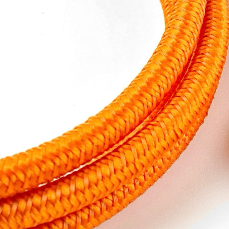 Upgraded Nylon USB-C Cable 240W Fast Charging & 10Gbps Data Transfer - 1.5m with USB-A Adapter, Eye-Catching Orange