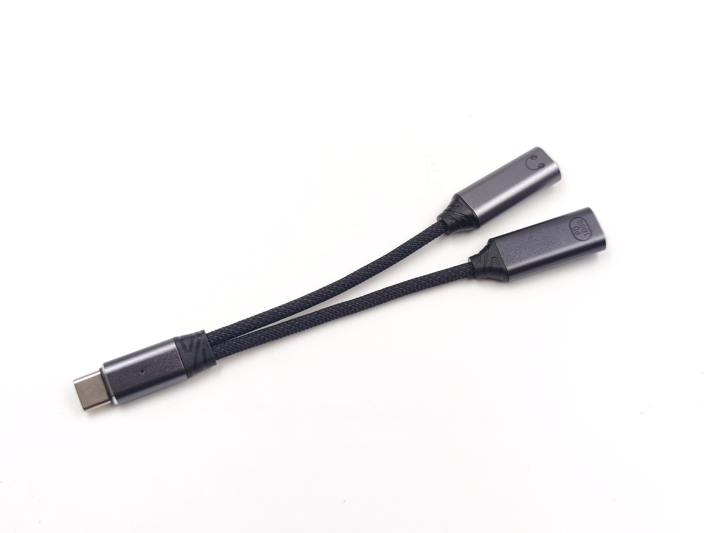 Dual USB-C Adapter (Headphones & PD Charging), USB C Splitter, 2-in-1 Type-C Audio and PD 100W Fast Charging Dongle Cable