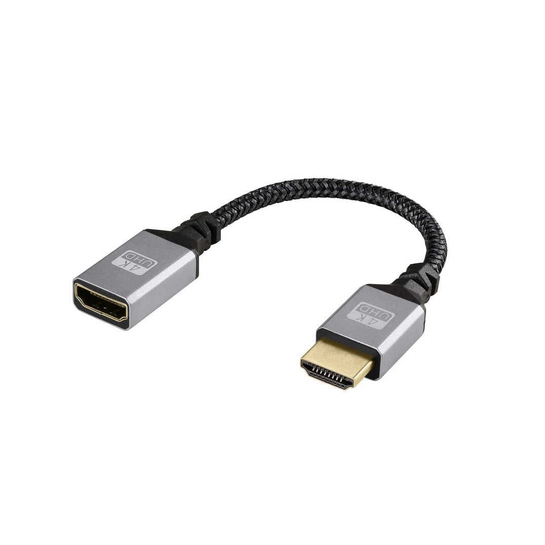 HDMI Extension Cable with Straight Type-A and 4K 60Hz Support