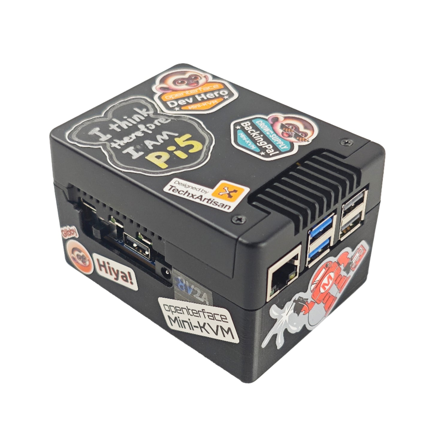 Raspberry Pi 5 On-The-Go Hub: PWM Cooling & UPS Power