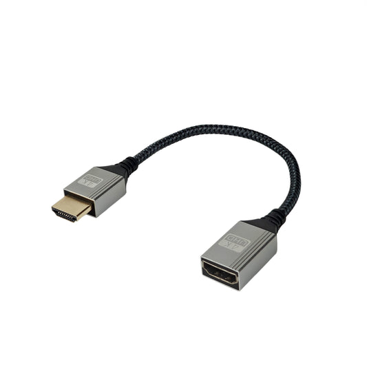 HDMI Extension Cable with Straight Type-A and 4K 60Hz Support