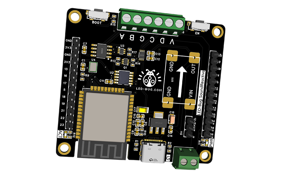 LED-Bug Series WLED LED Controller | SR + Mini
