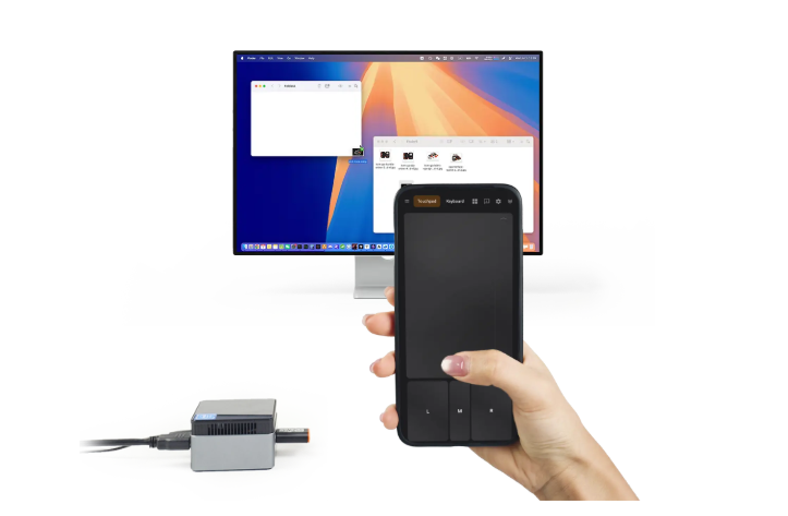 KeyMod Engineering Version, Portable USB HID Adapter, Turn Your Phone into Keyboard & Trackpad, USB + Bluetooth Control, BIOS-Ready, Open Source Tool for Developers, Servers and Mini PCs