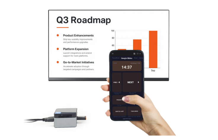 KeyMod Engineering Version, Portable USB HID Adapter, Turn Your Phone into Keyboard & Trackpad, USB + Bluetooth Control, BIOS-Ready, Open Source Tool for Developers, Servers and Mini PCs