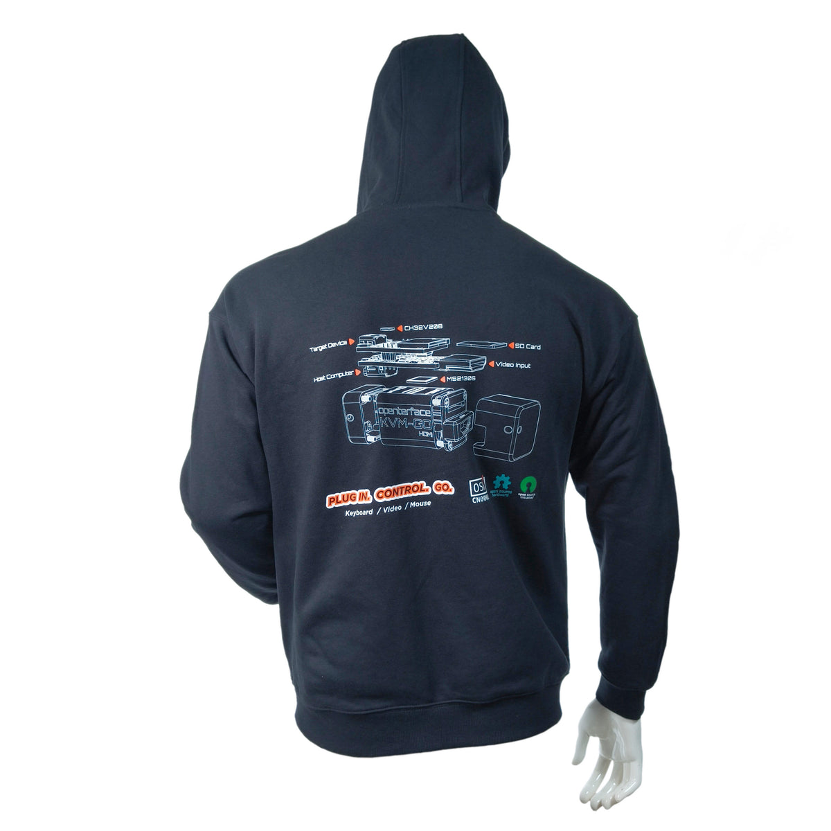Openterface KVM-GO Zip-Up Hoodie | Gibby & Exploded View Editions