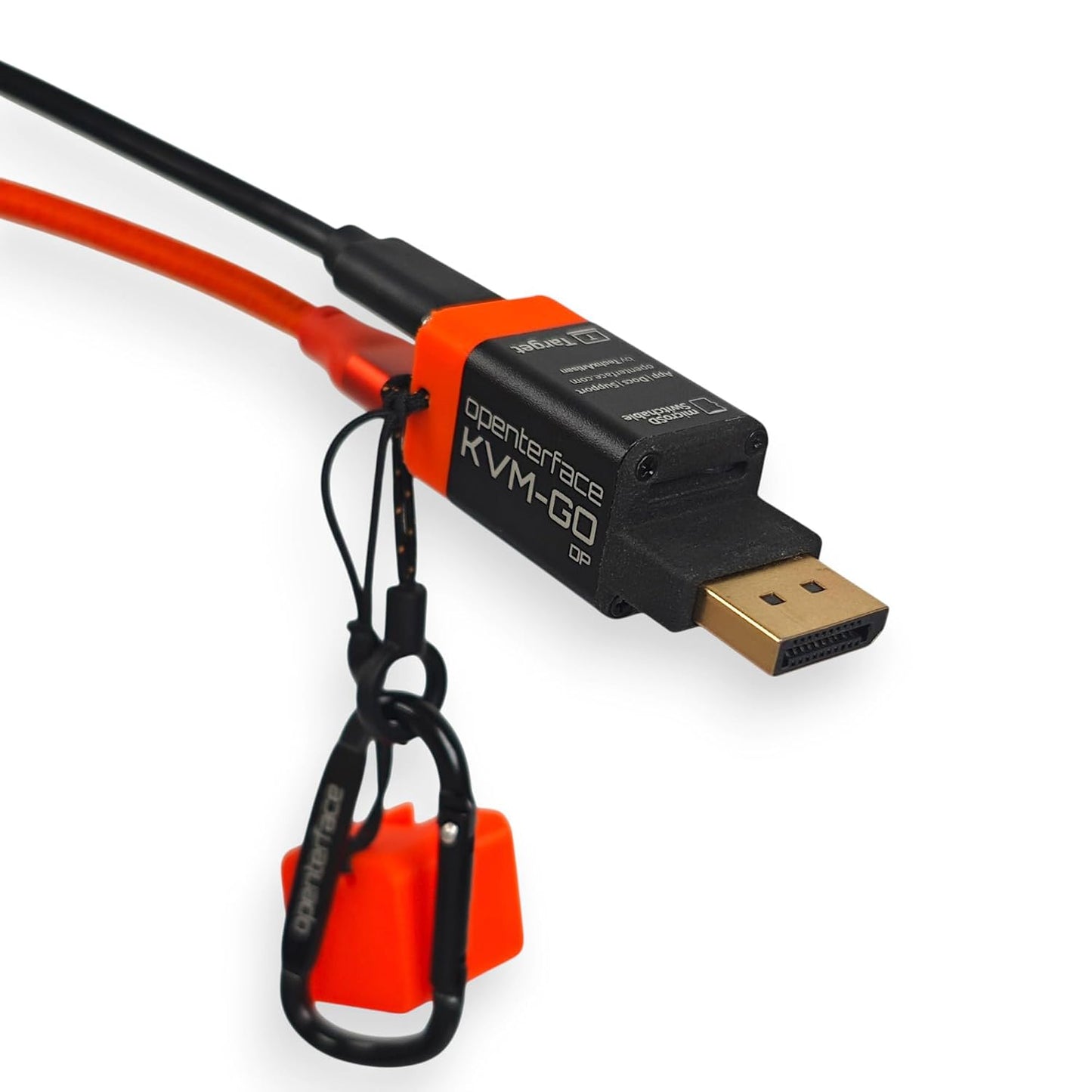 KVM-GO Portable USB KVM Switch Bundle, HDMI DisplayPort VGA Toolkit, BIOS Access, Keyboard Mouse Control, microSD File Transfer for Servers and Mini PCs