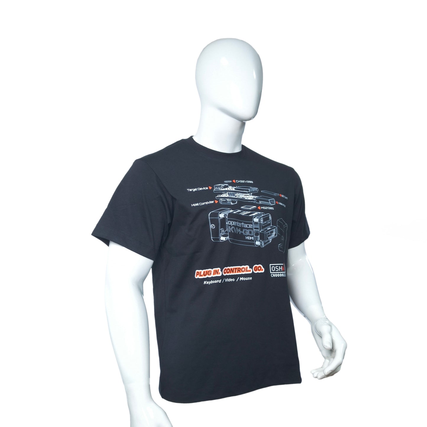 Openterface KVM-GO Graphic T-Shirt | Gibby & Exploded View Designs