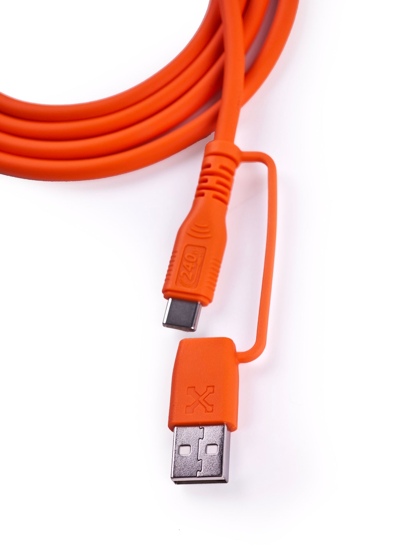 Type-C Cable with USB-A Adapter 1.5M / 4.11Ft 240W Fast Charging & Data Transfer USB2.0