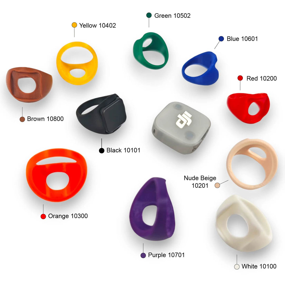 Vibe Coding Ring for DJI Mic Mini – Plastic, Aluminum Alloy & Stainless Steel