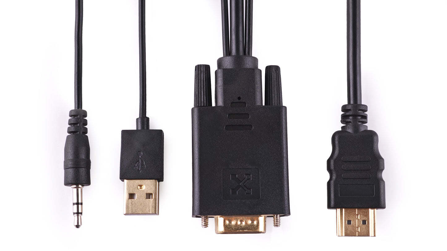 VGA to HDMI Converter Cable 1M / 3.2Ft