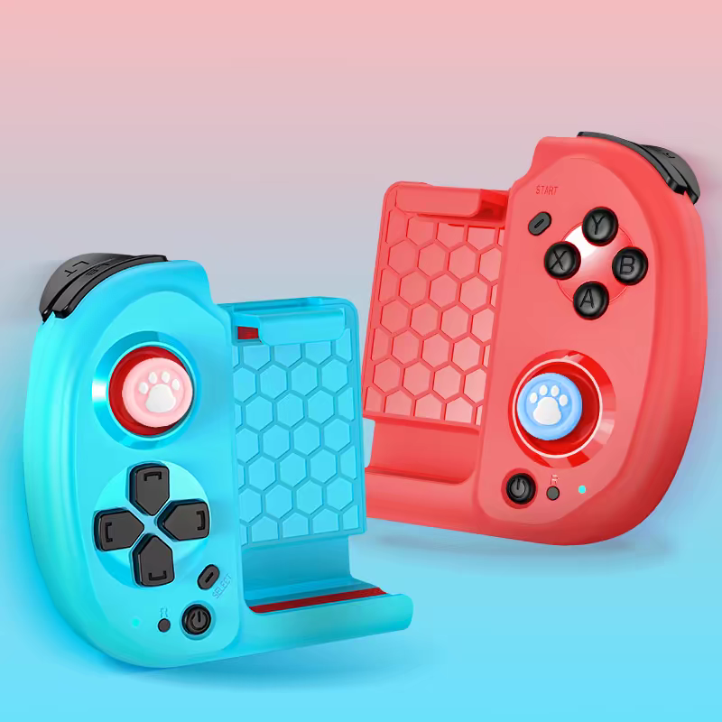 Wireless Gaming Controller for iPhone/iOS/Android - Compact, Portable Bluetooth Gamepad